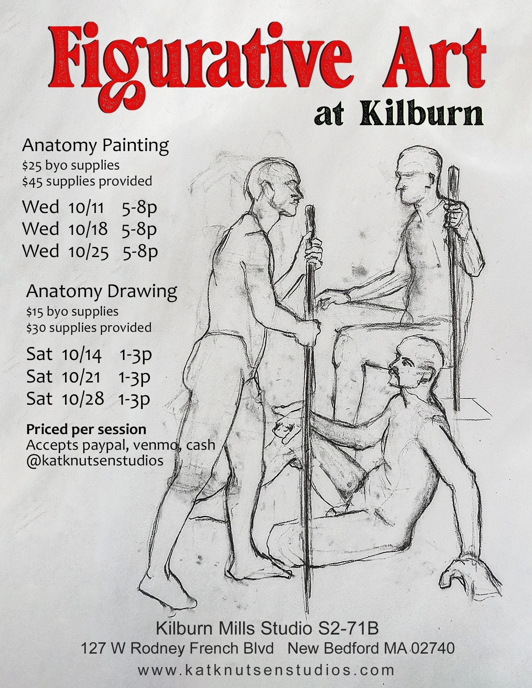 October Figurative Art Schedule + 'Curious Figure' News!